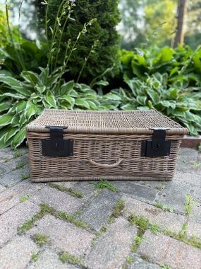 Pottery Barn Wicker Storage Trunk